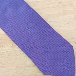 Brooks Brothers Purple Micro-Pattern Silk Tie